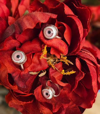 Eye Love You To Death (plastic eye) Ring