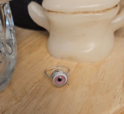 Eye Love You To Death (plastic eye) Ring
