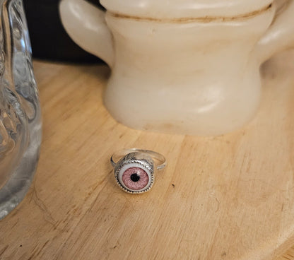 Eye Love You To Death (plastic eye) Ring