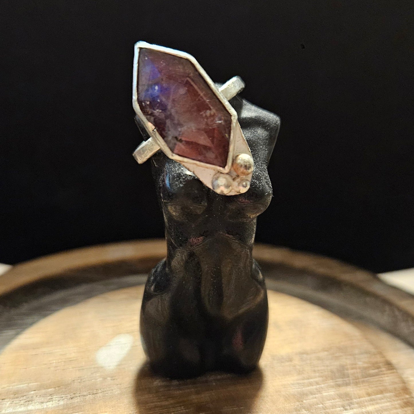 Jasper Moonstone ring