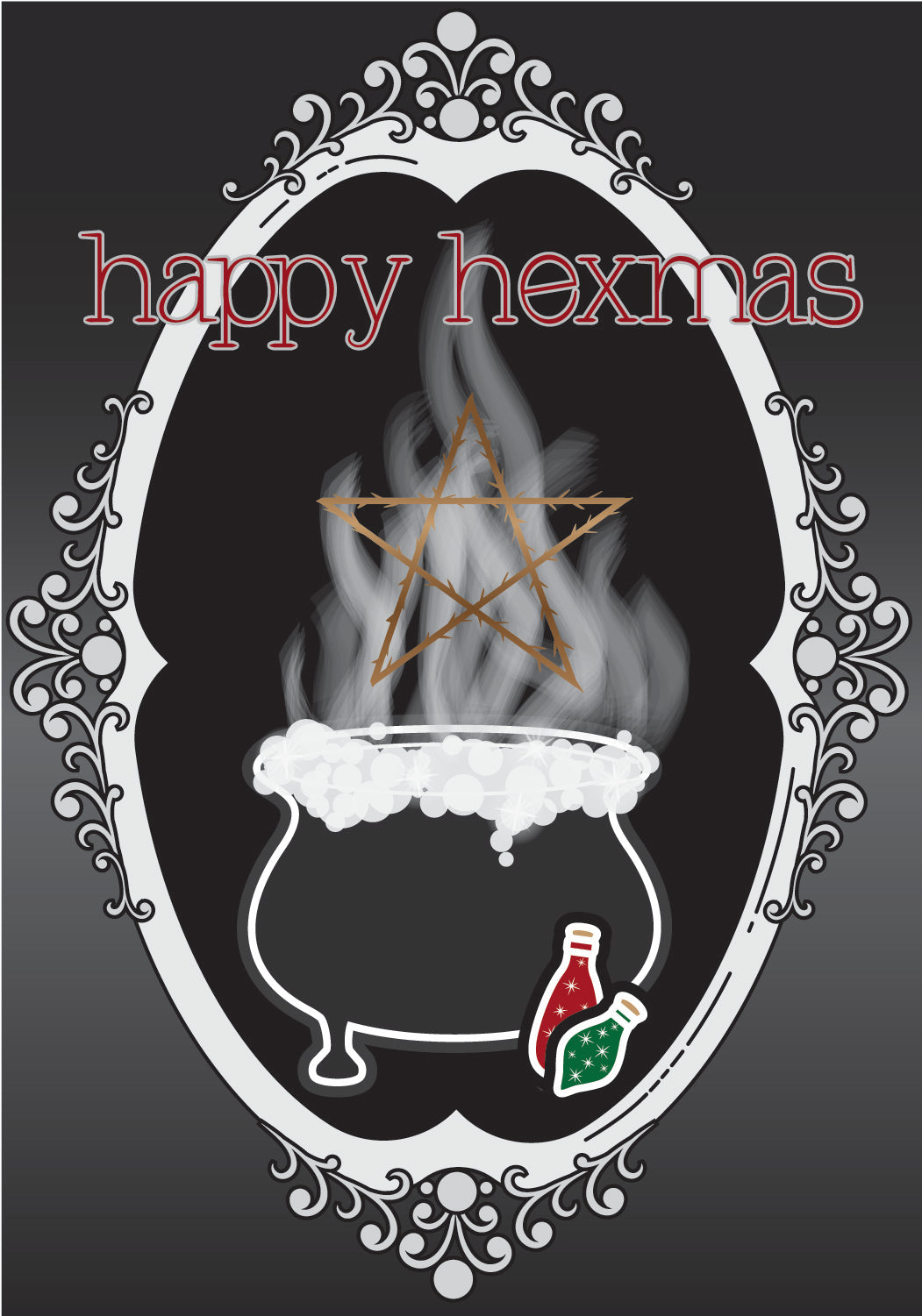 Creepy Christmas mini posters