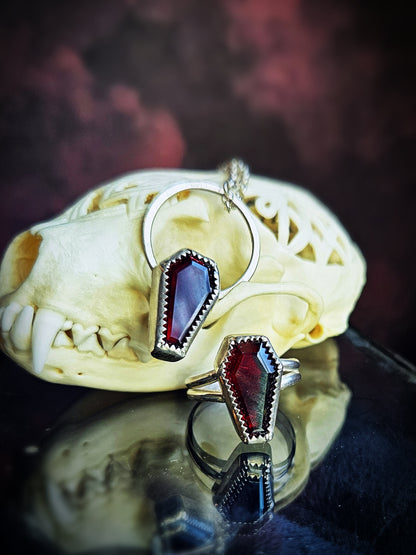 Dead in Red Necklace