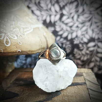 Moon Glow Shield Ring