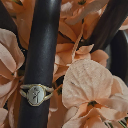 Black Rosen Signet ring