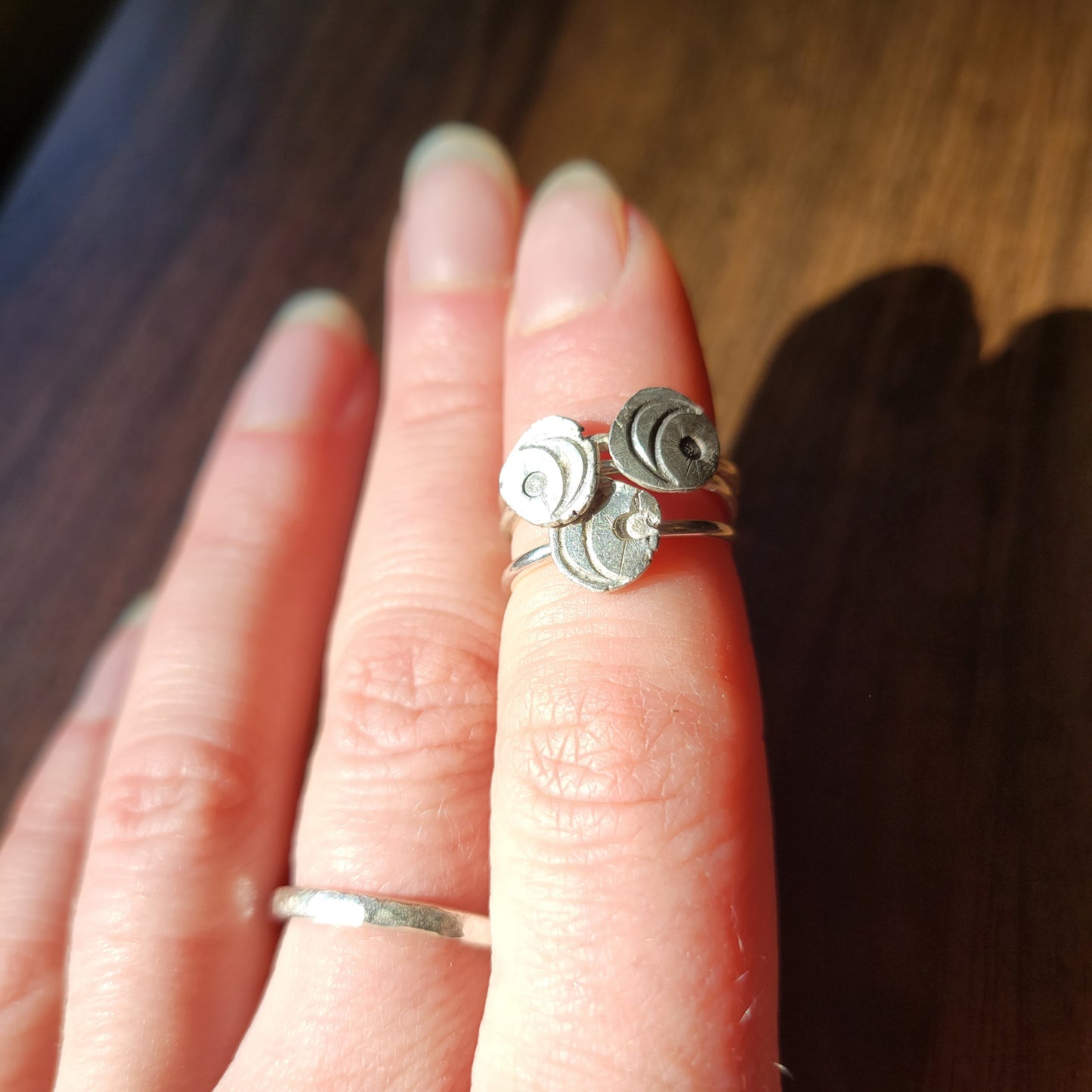Selene knuckle ring