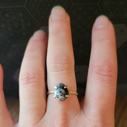 Pear Speckle Ring
